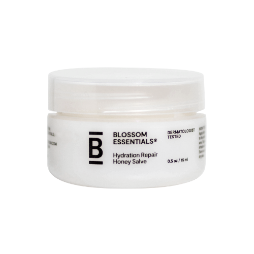 0.5oz Hydration Repair Honey Salve Jar no background