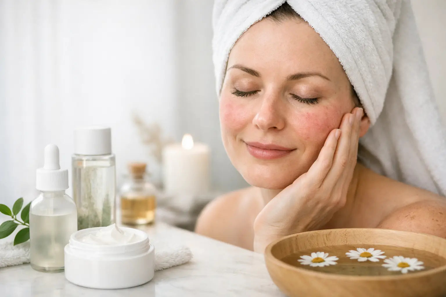 A Rosacea Safe Skincare Routine That Calms